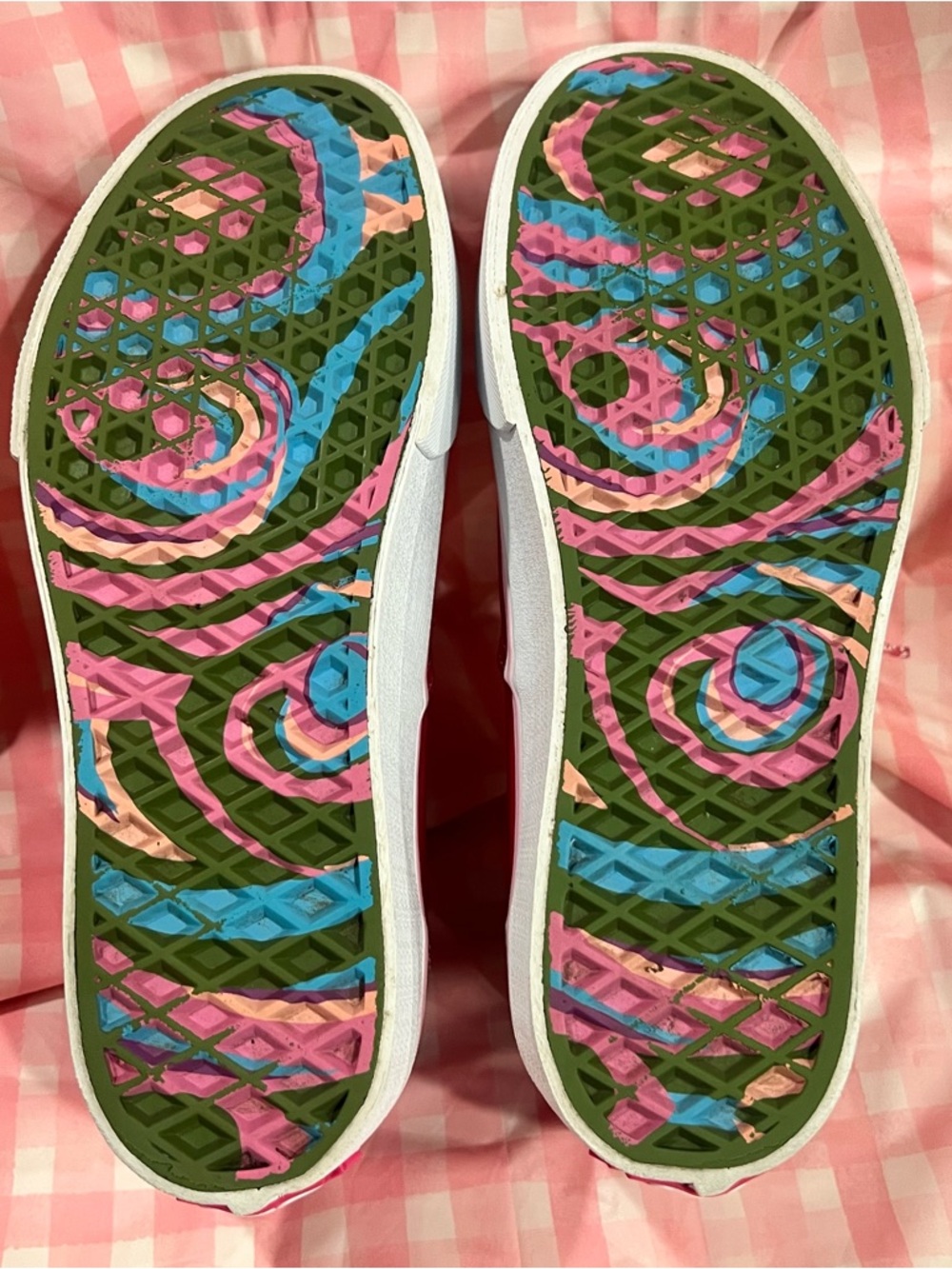Vans x Barbie Platform Sneakers Pink Metallic | 7 | EUC | Limited Edition ‼️ - Picture 9 of 15